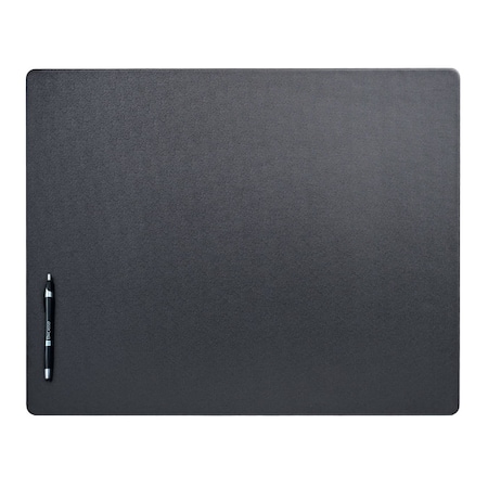 Black Leatherette 24 X 19 Desk Mat Without Rails